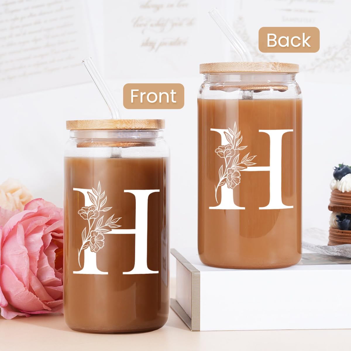 SANDJEST iced coffee and smoothies shine through the clear bottle