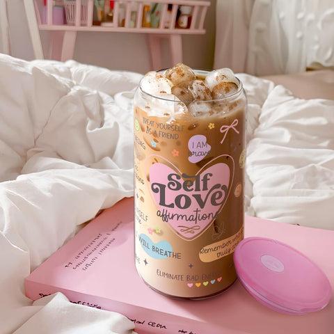 SANDJEST Inspiration Glass Can packaging highlights eco-friendly presentation.
