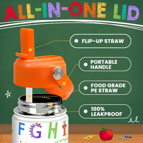 SANDJEST insulated stainless steel bottle keeps drinks cool during activities and daily use.