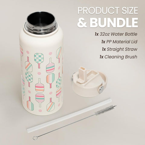SANDJEST insulated water bottle keeping drink cool during play