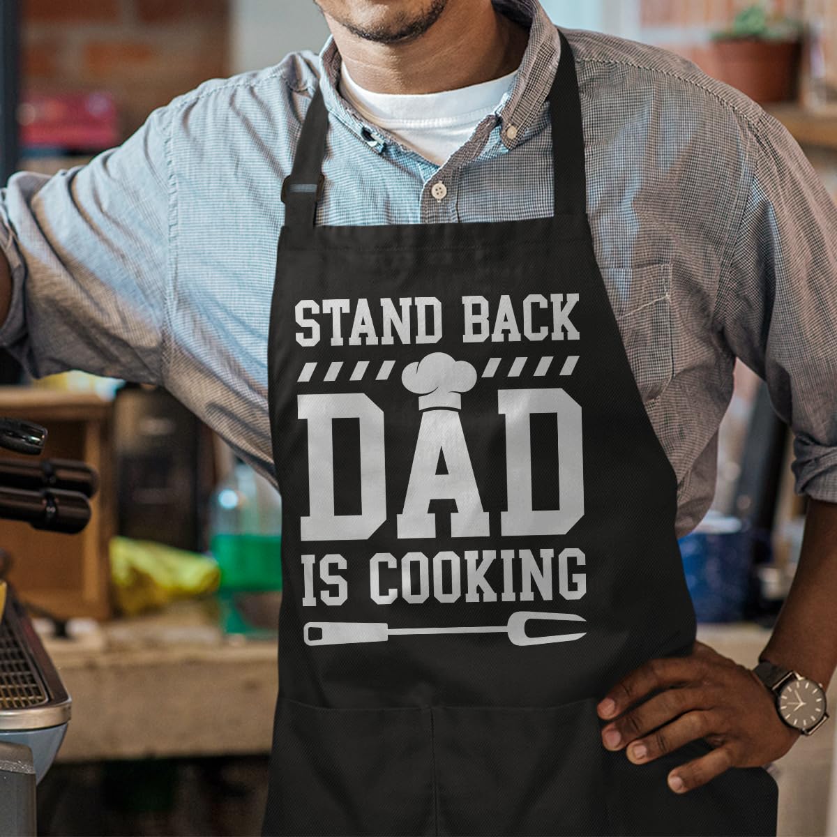 SANDJEST apron with gift-ready design, ideal for Father’s Day or birthdays