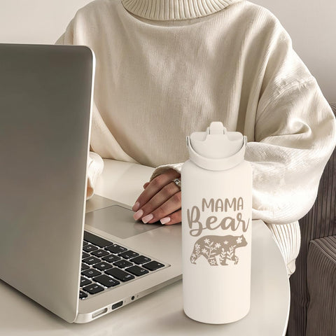 SANDJEST Mom Water Bottle makes a thoughtful gift for Mother's Day or birthdays