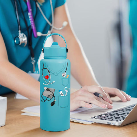 SANDJEST sports-design bottle featuring football motif for fans.