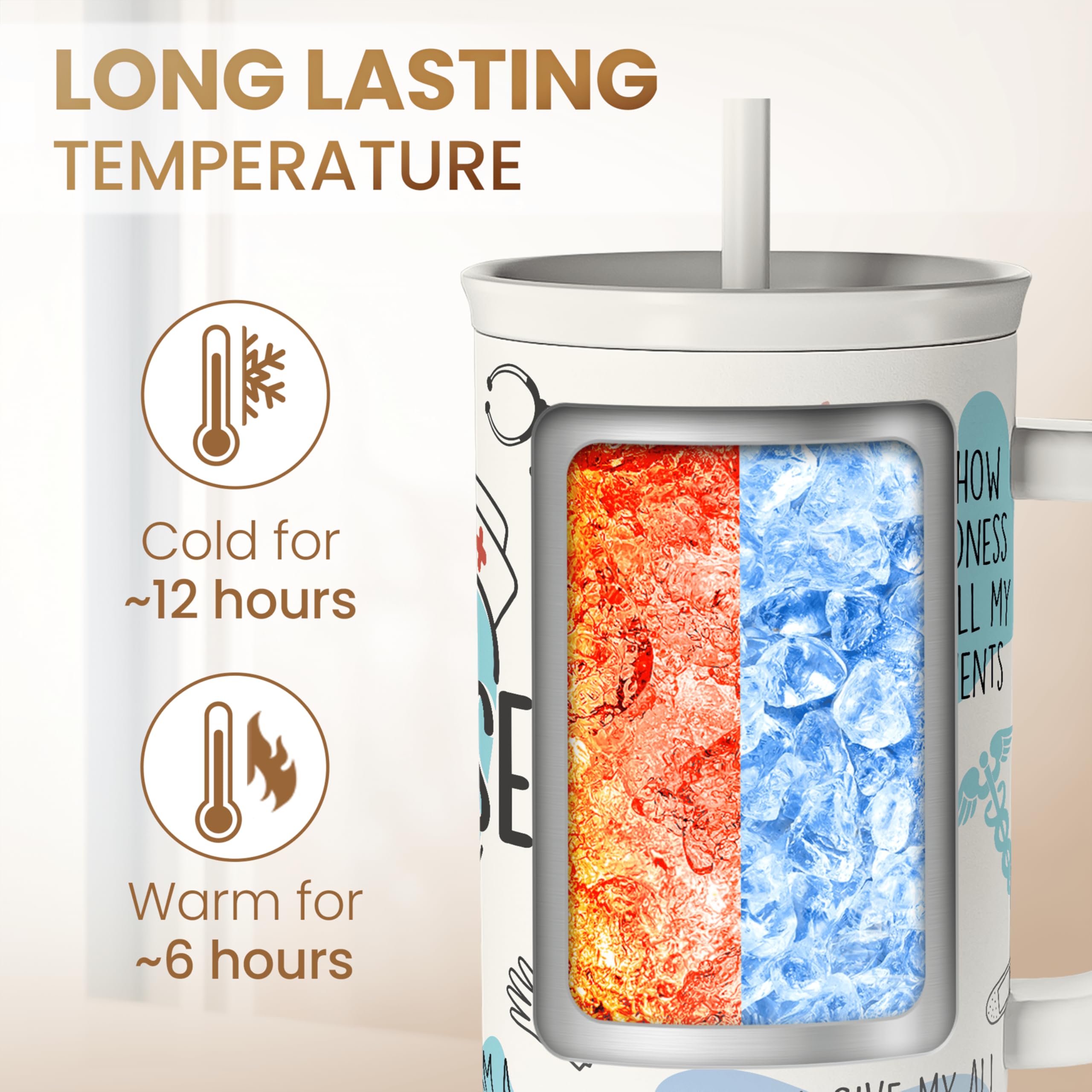 SANDJEST Nurse Tumbler gift-design options suit gifting occasions