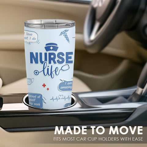 SANDJEST Nurses Tumbler makes a thoughtful gift for friends and colleagues.