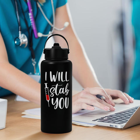 SANDJEST 32oz bottle supports active shifts, workouts, and daily hydration