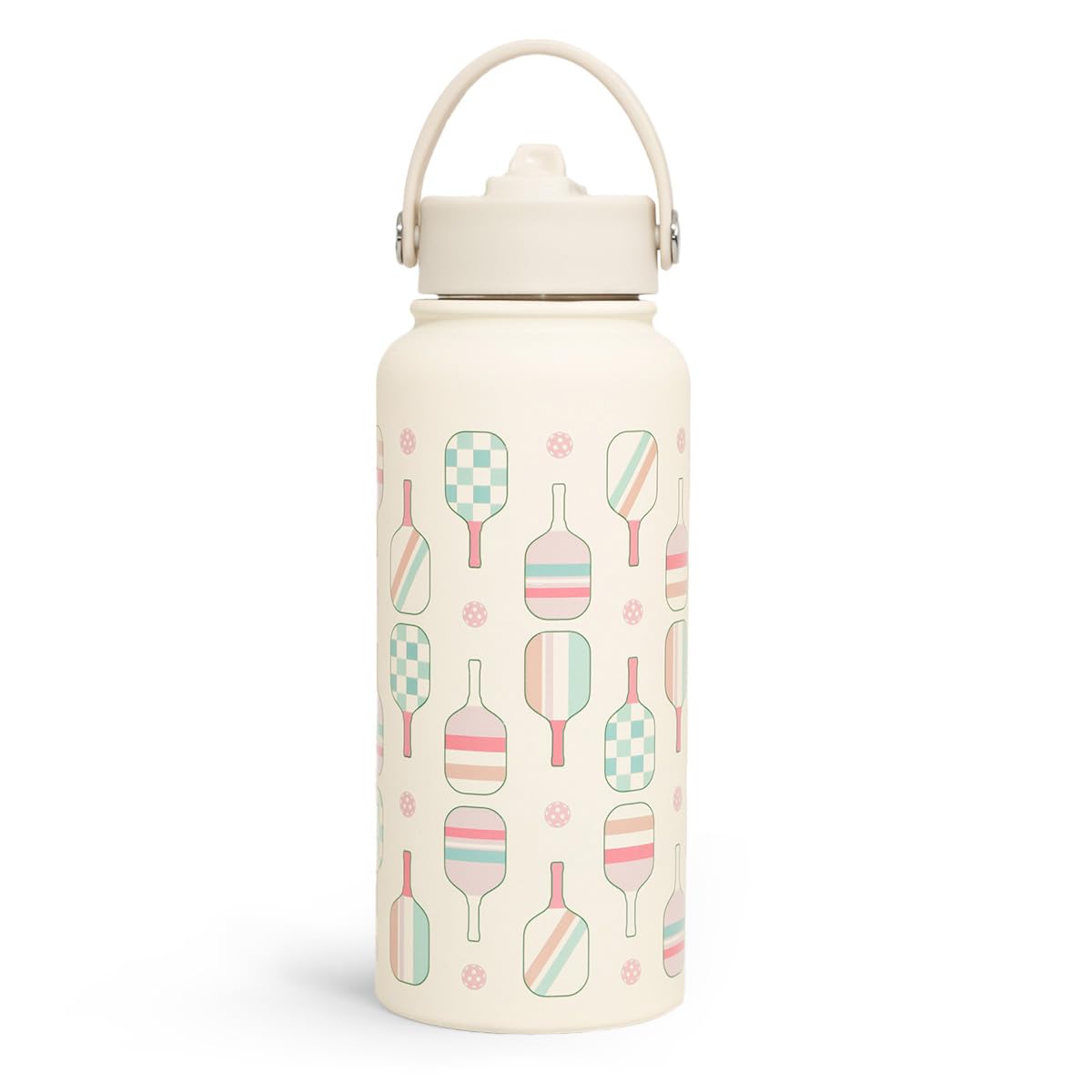 SANDJEST pickleball bottle 32oz on court ready for hydration
