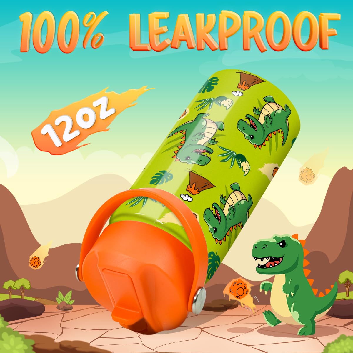 SANDJEST spill-proof lid bottle protects belongings during outdoor play