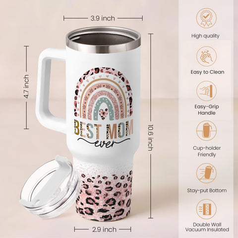 SANDJEST stainless steel double-wall tumbler preserves beverage temperature longer for daily routines.