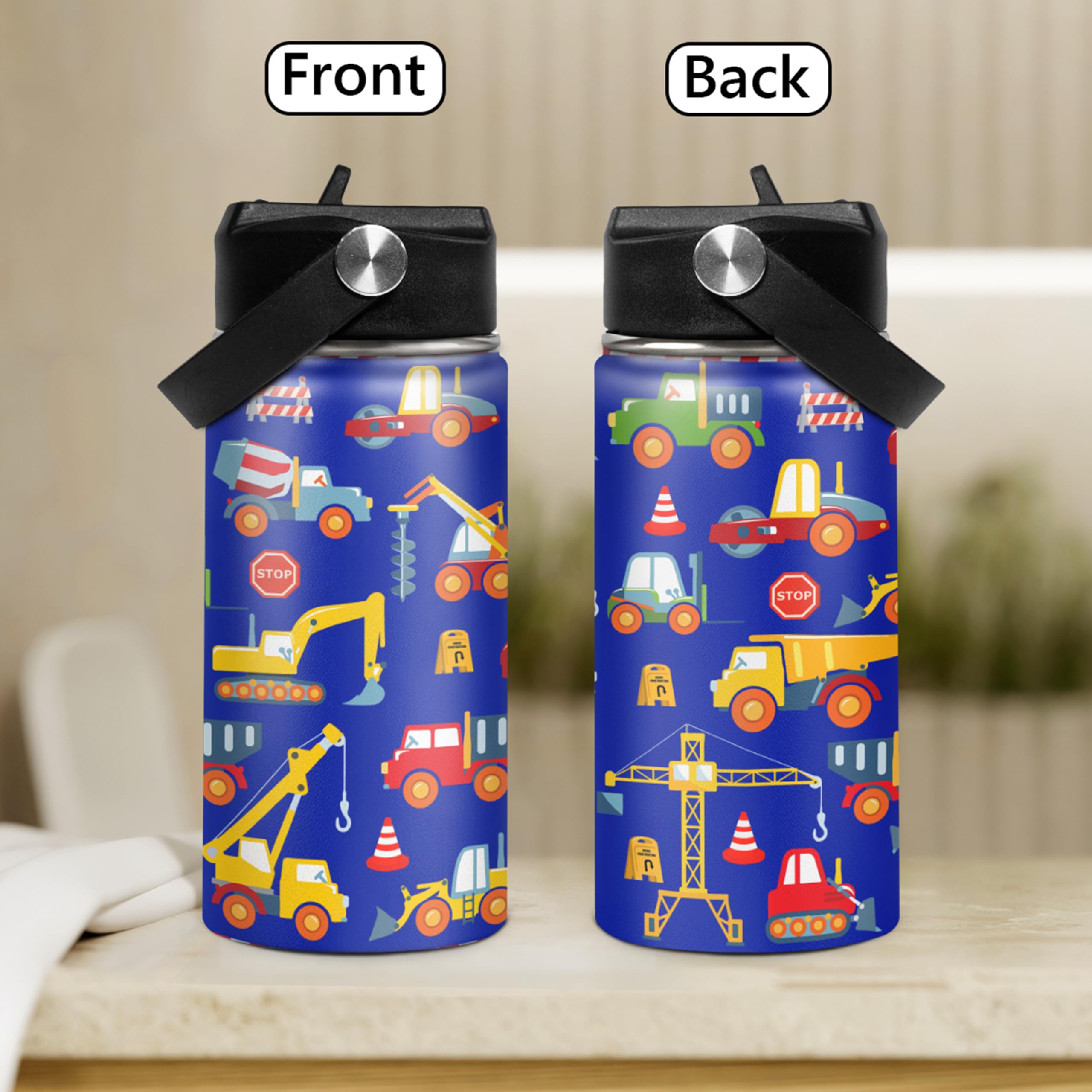 SANDJEST stainless steel travel tumbler for kids during sports
