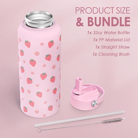 Insulated cap on the SANDJEST bottle helps maintain beverage temperature.