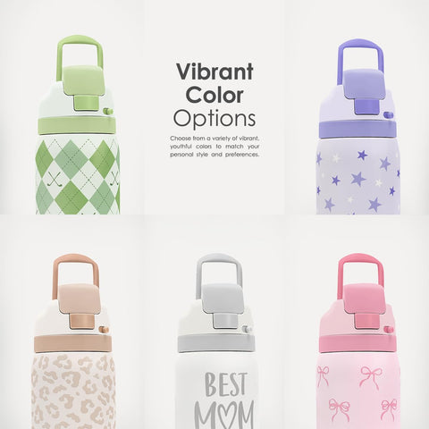 Sandjest Strawberry Bow bottle held in hand shows comfortable grip.