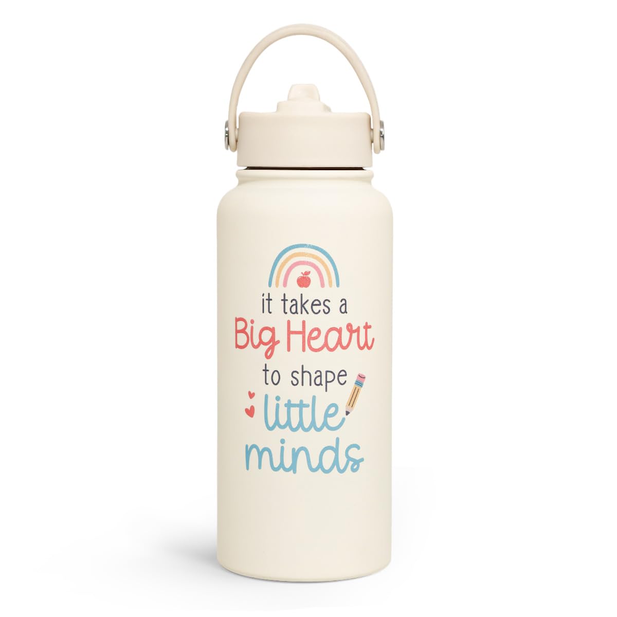 SANDJEST teacher bottle full view, ideal for daily classroom hydration.
