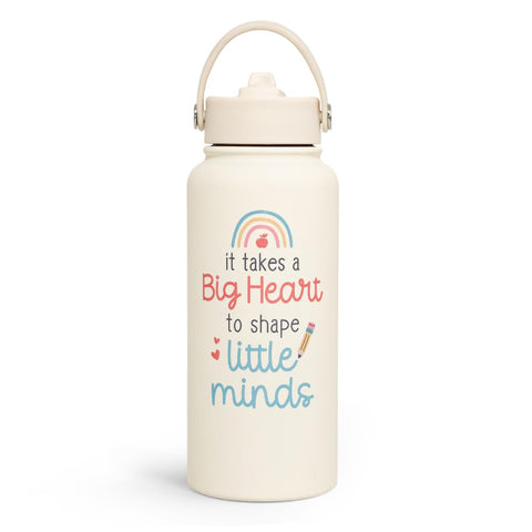 SANDJEST teacher bottle full view, ideal for daily classroom hydration.