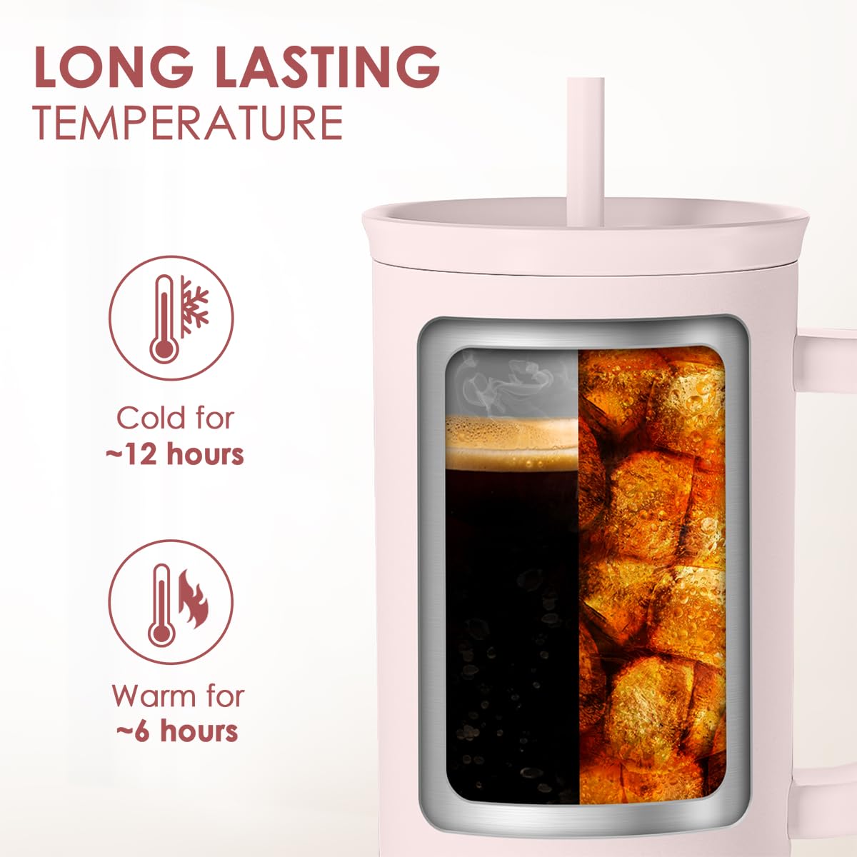 SANDJEST Teacher Gift desk setup tumbler blends professional look with hydration.