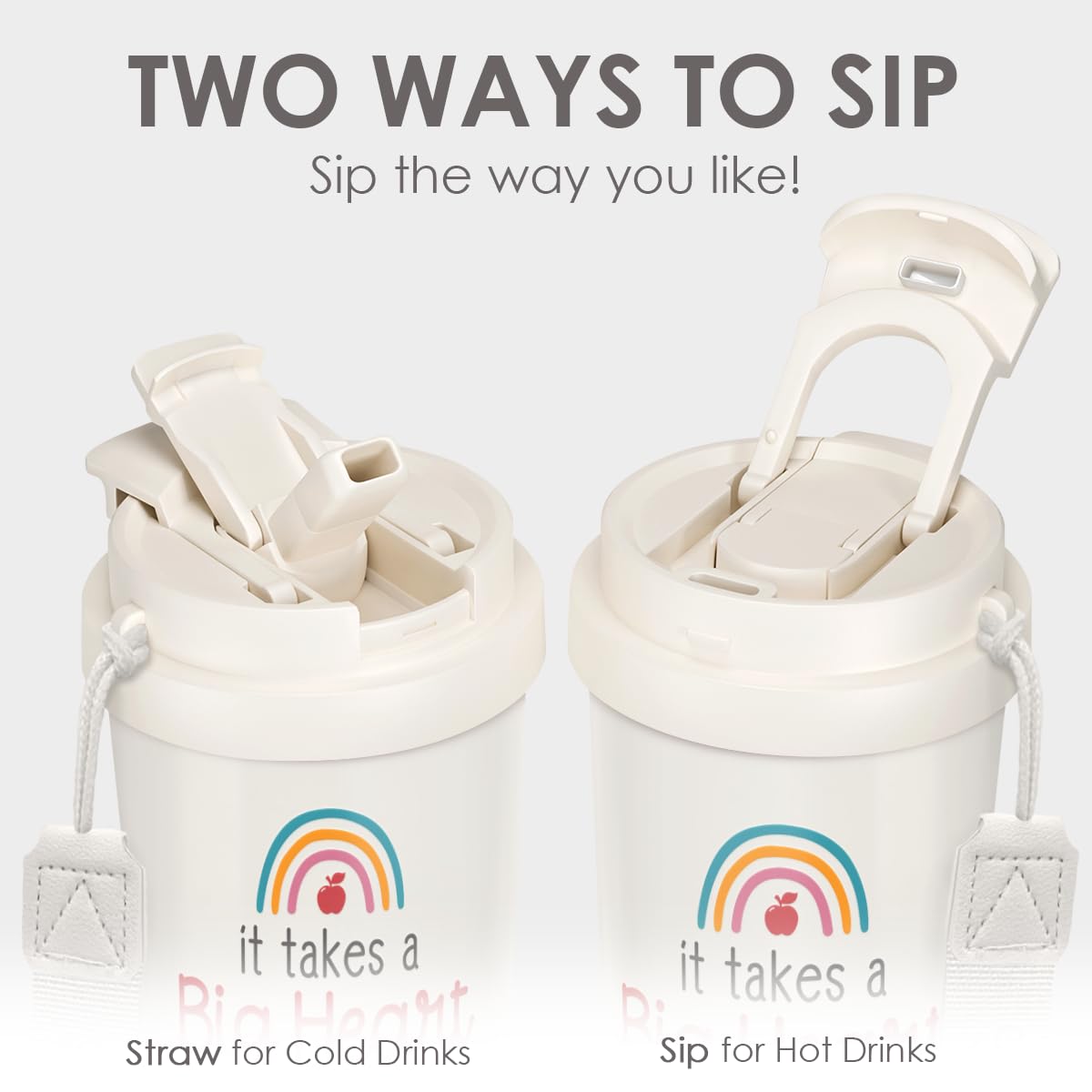 SANDJEST Teacher Tumbler for daily use at home, school, or office.