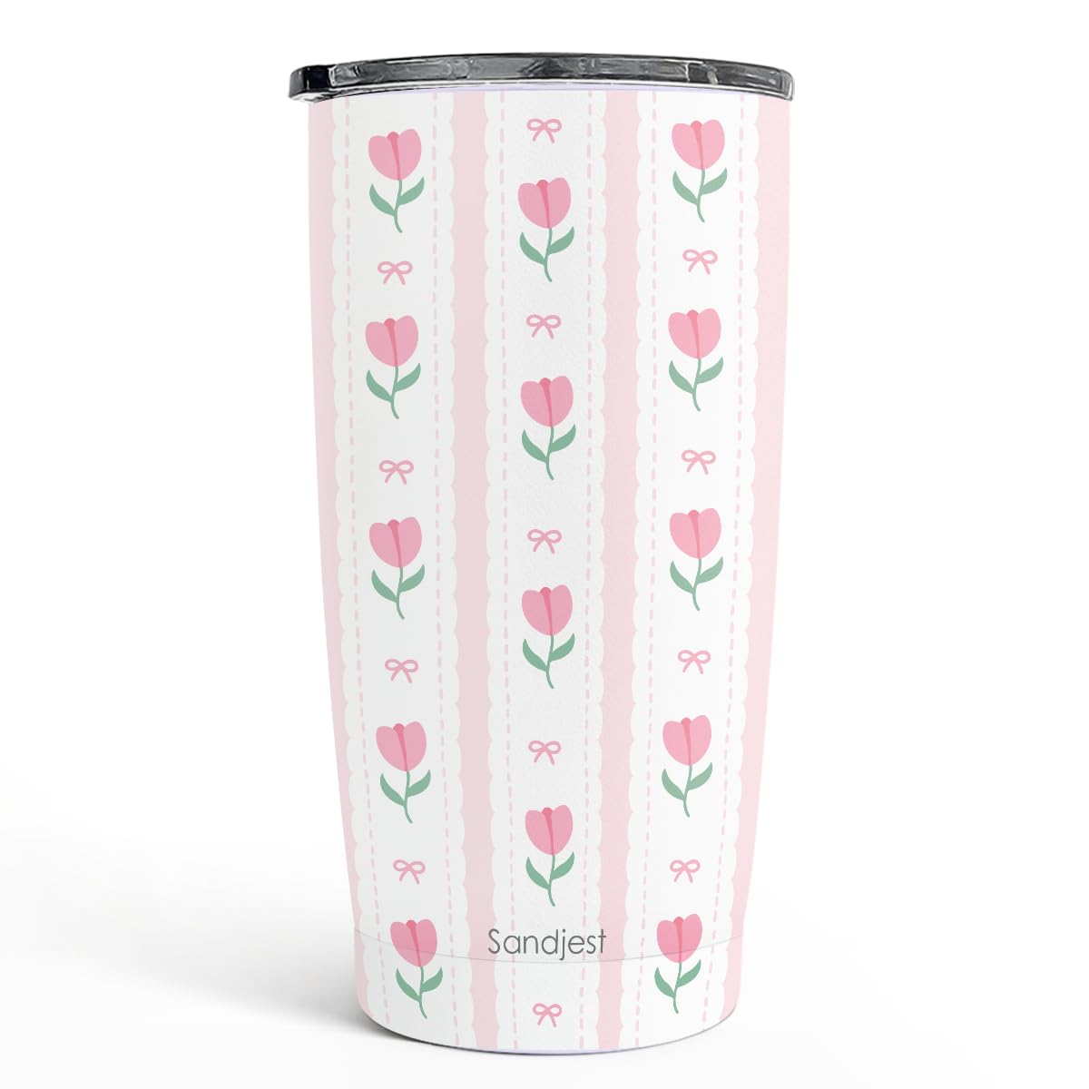 SANDJEST Tulip Tumbler 20oz side view for daily use and style
