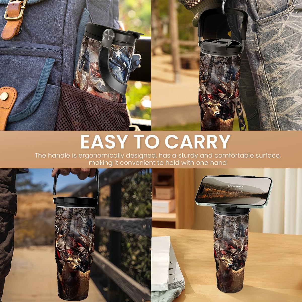 SandJEST vacuum insulated bottle maintains beverage temperature for hours
