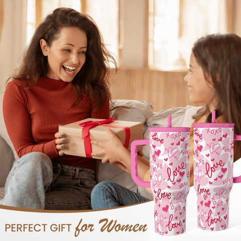 Sandjest Valentines design tumbler adds style to daily hydration