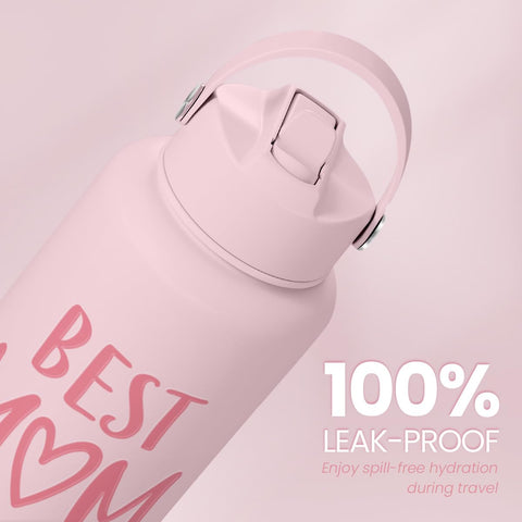 SANDJEST ergonomic grip ensures a comfortable, one-handed sipping experience.
