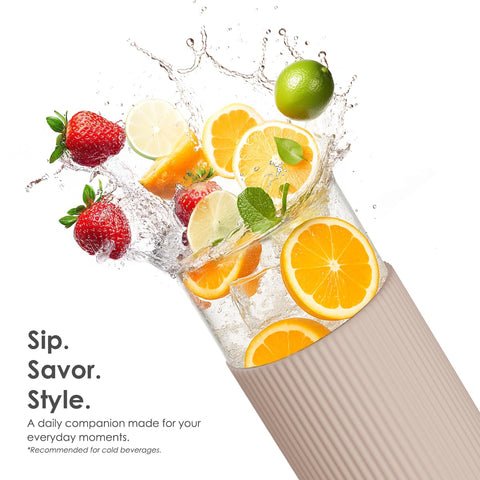 SANDJEST wide-mouth opening makes filling and cleaning effortless.