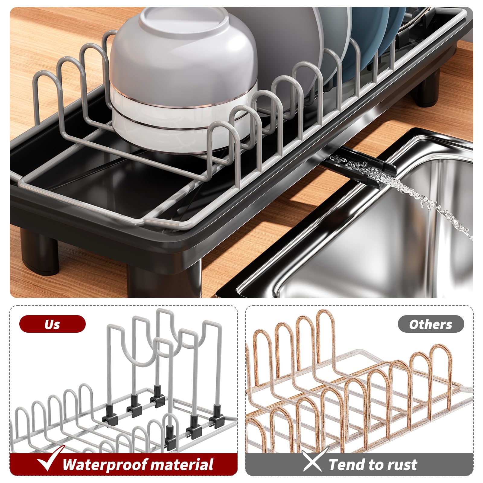 SanDream anti-scratch base protects countertops while keeping items stable