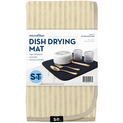 S&T INC. durable drying mat keeps everyday kitchen gear organized.