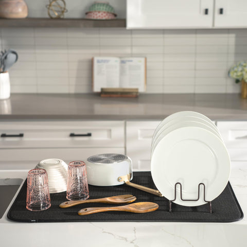 S&T INC jumbo mat protects surfaces from scratches under cookware and gadgets.