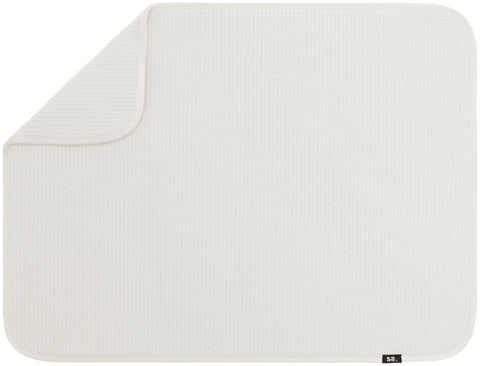 S&T INC. Dish Drying Mat XL absorbs up to 4x its weight, keeping counters dry.