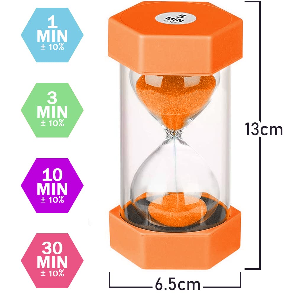 SANDTIMER purple 10-minute hourglass timer for classroom breaks