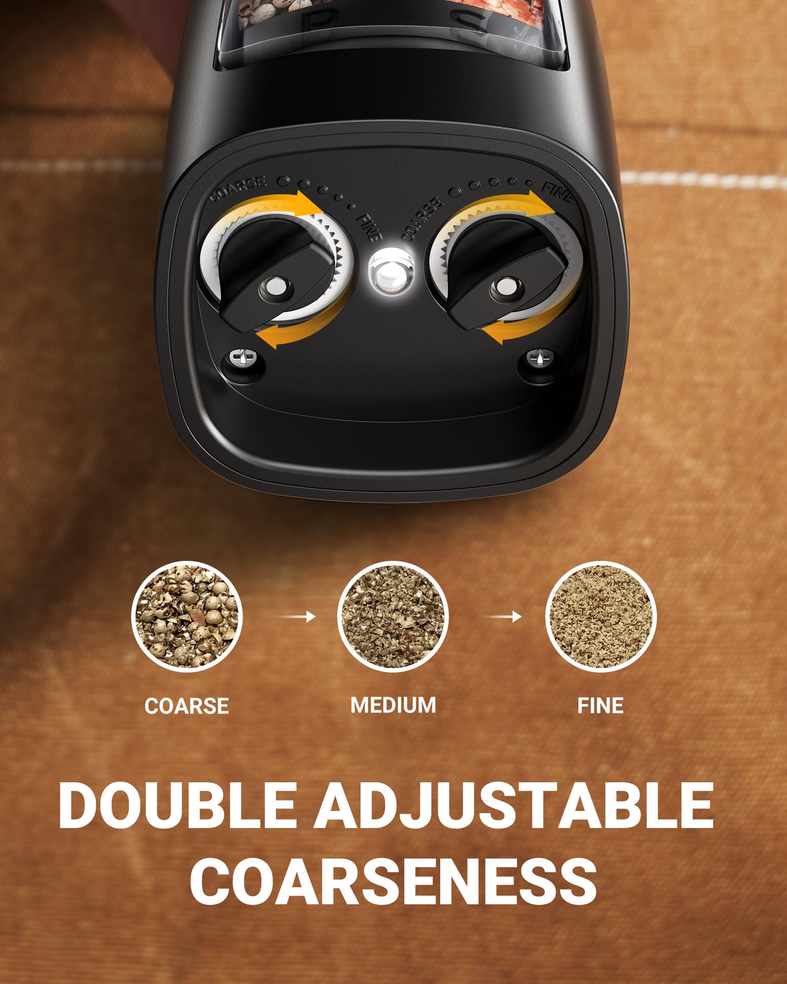 Sangcon cleaning brush and spoon for easy cleaning and filling.