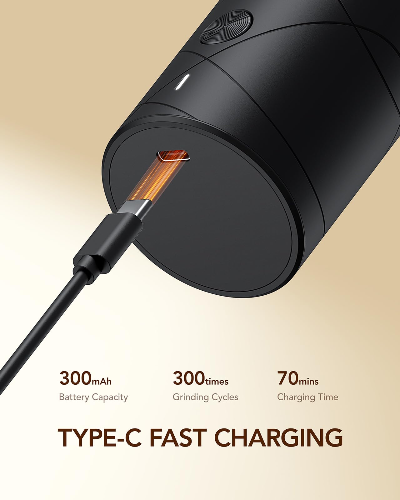 Sangcon electric grinders side view highlighting compact, lightweight form for easy handling.