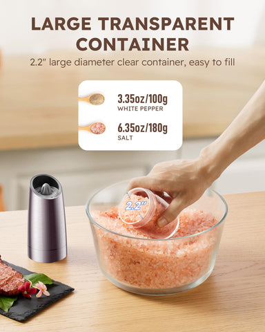 Sangcon blue LED light helps monitor seasoning in dim kitchen lighting.