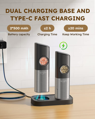 Sangcon coarseness control allowing fine to coarse grinding