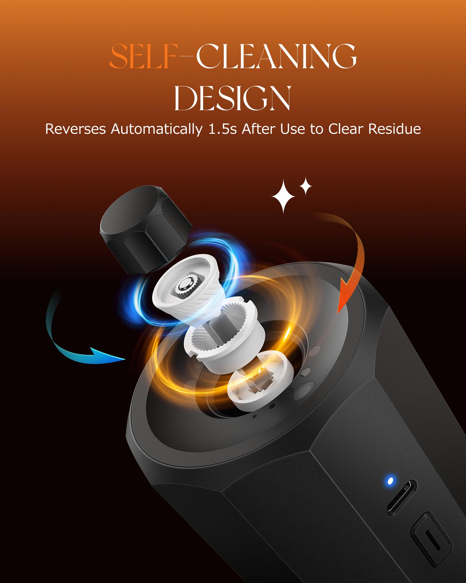 Sangcon Gravity tilt-action sensor enables convenient single-handed use