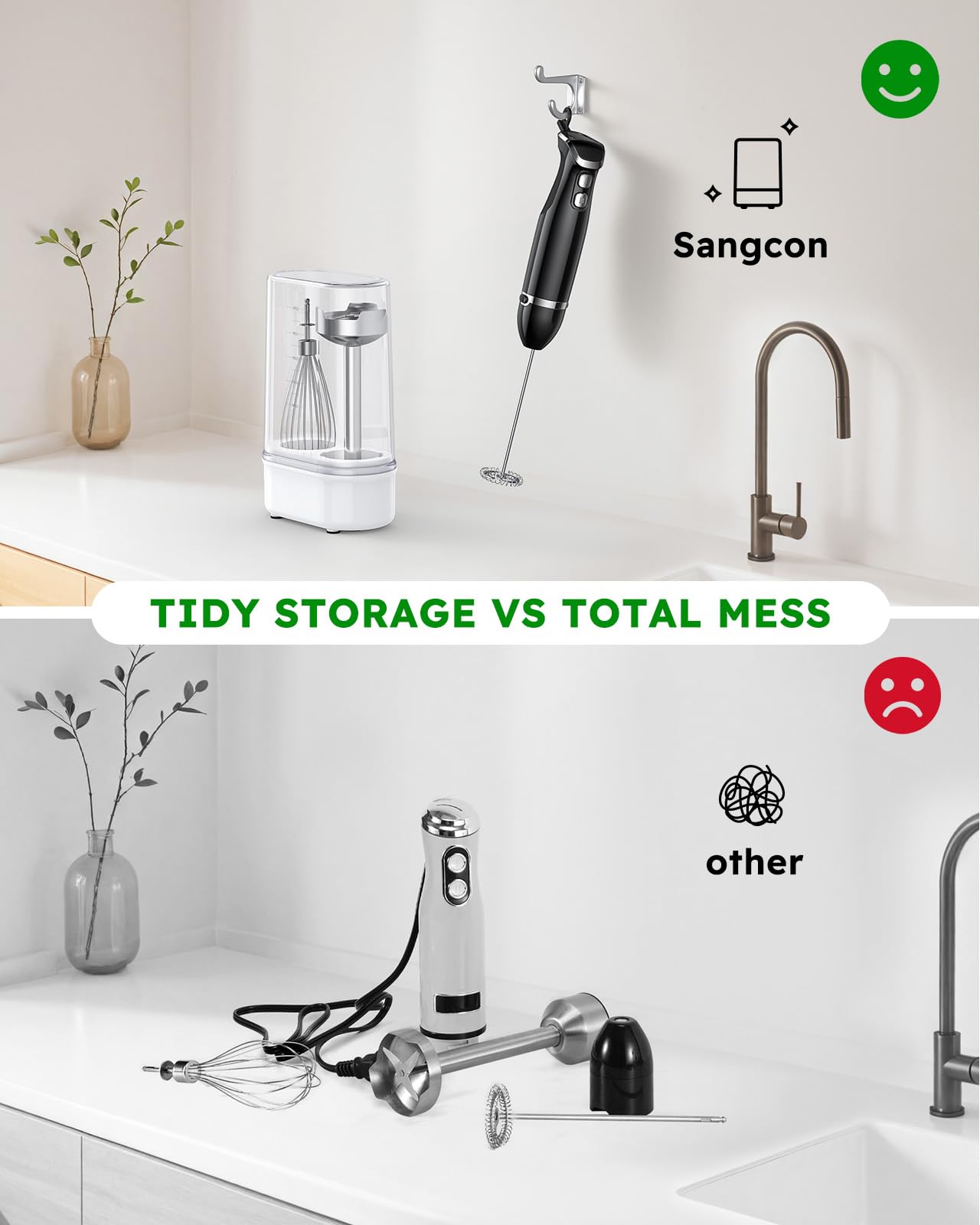 Sangcon stainless steel blades deliver sharp, consistent results