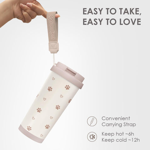 SANDJEST Dog mom gift tumbler, ideal for celebrations and gifting