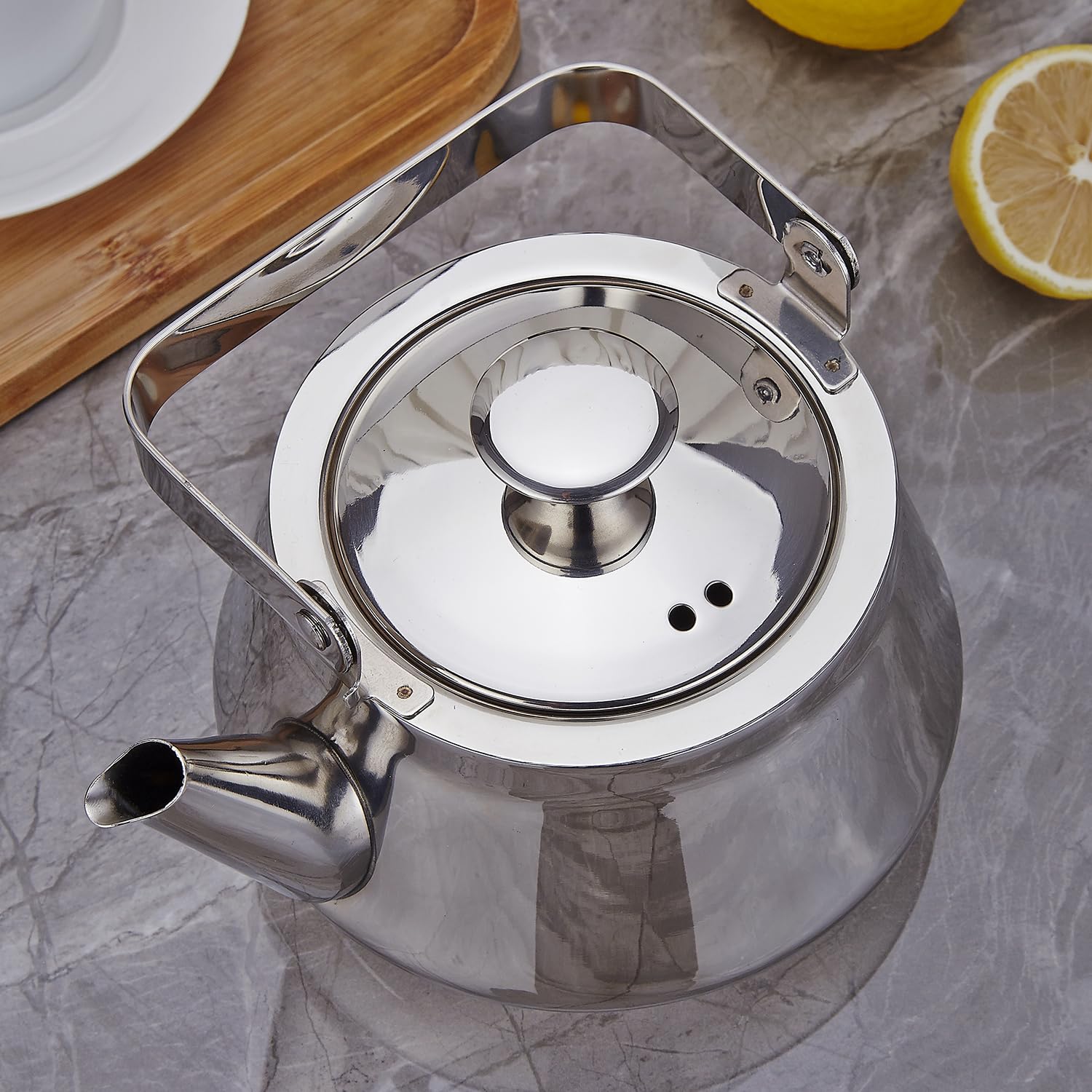 SANQIAHOME teapot dishwasher-safe for easy cleanup after tea.
