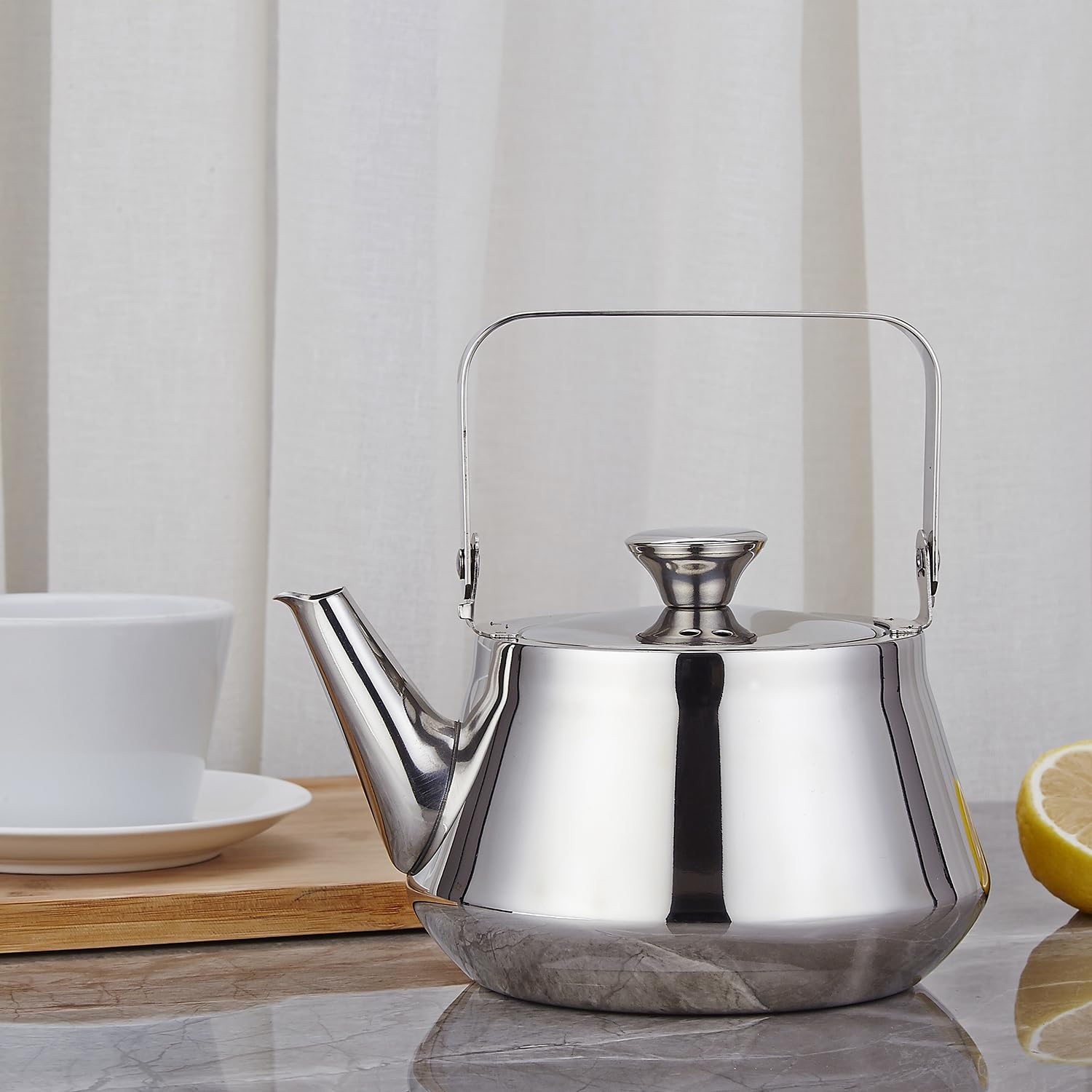 SANQIAHOME teapot induction-compatible base works on many cooktops.