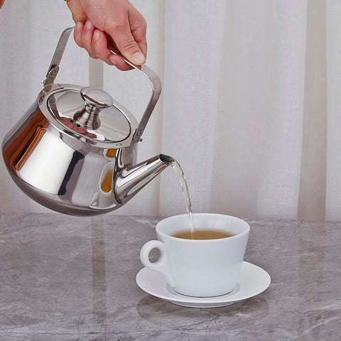 SANQIAHOME teapot mirror-polish finish adds premium kitchen style.