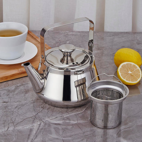 SANQIAHOME teapot mouth large diameter simplifies cleaning and refilling.