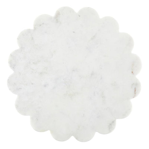 Santa Barbara Design Studio round 12-inch diameter serving tray keeps appetizers organized.