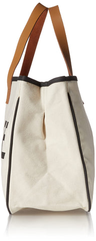 Santa Barbara Design Studio tote leather handles close-up highlighting premium finish