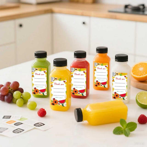 Sanyuanzhou waterproof labels enable easy beverage customization