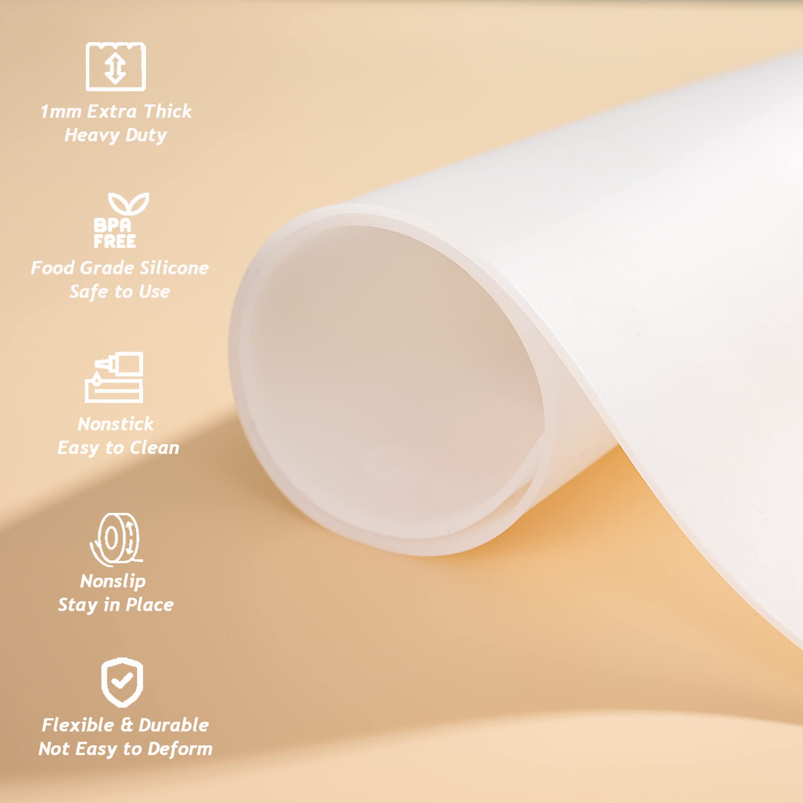 Sapid counter protector mat can be cut to fit different countertops