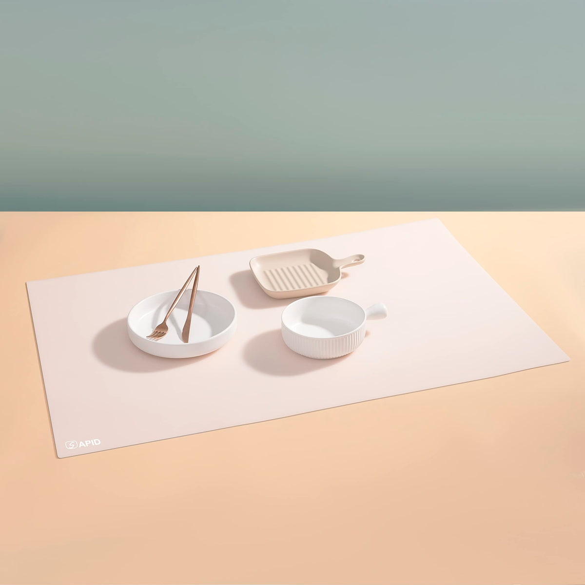 Sapid extra large silicone mat 36x24 protects countertops from spills and stains