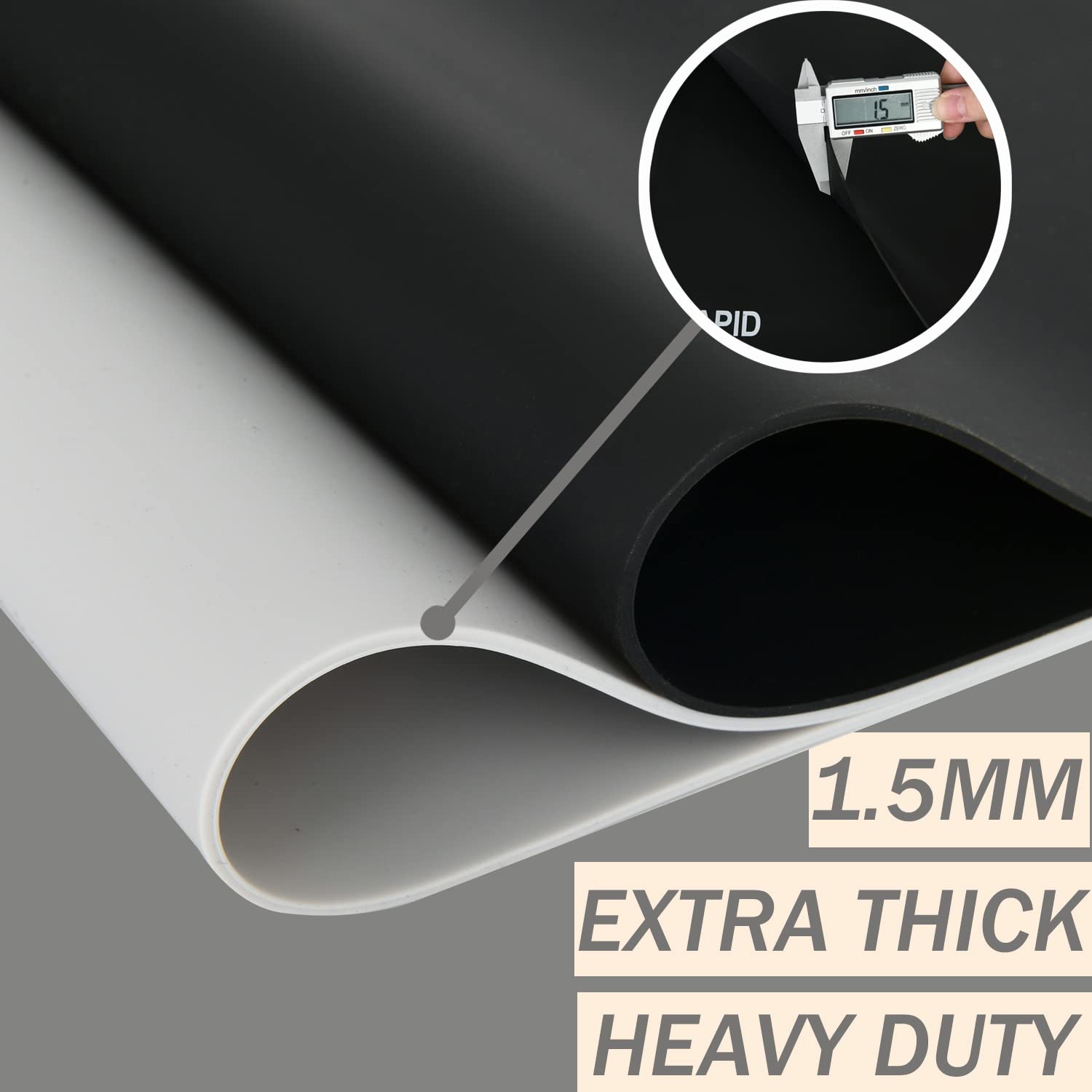 SAPID non-slip matte mat stays put on any kitchen surface.