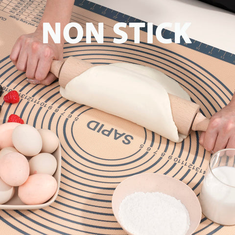 Sapid heat-safe silicone mat handles -30 to 480F for kitchen tasks