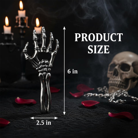 Sarcidery skeleton bottle opener highlights leverage and dramatic Gothic design.