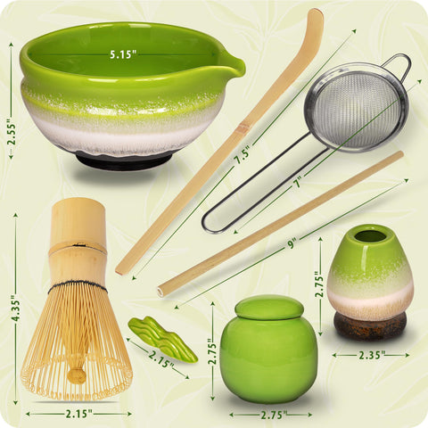 SARI CASA matcha bowl with smooth glaze ideal for whisking
